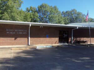 Exterior of Bond Memorial Library